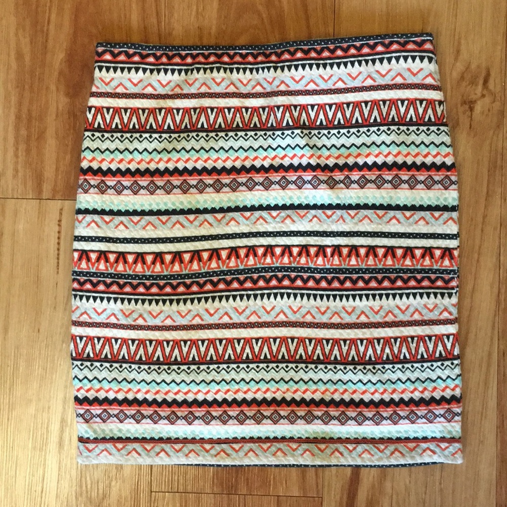 Tribal Printed Skirt
